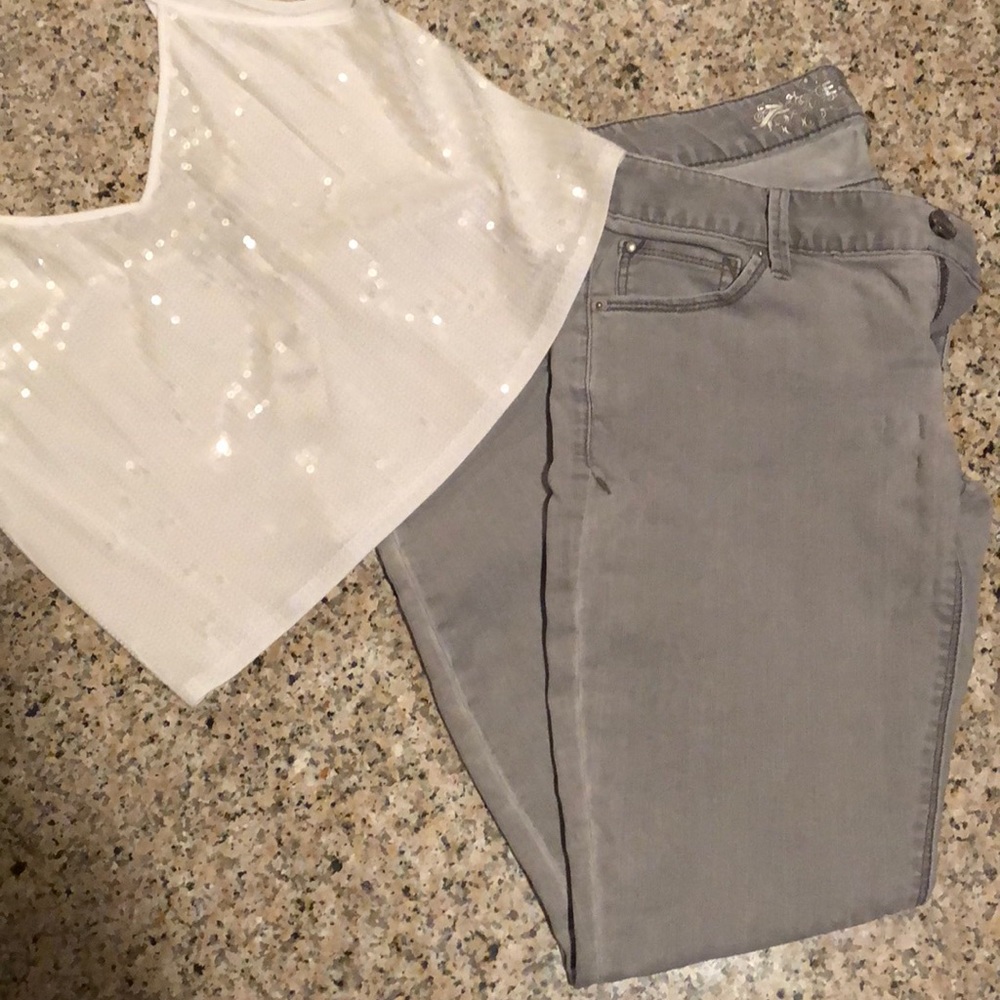 Grey Express Jean legging
